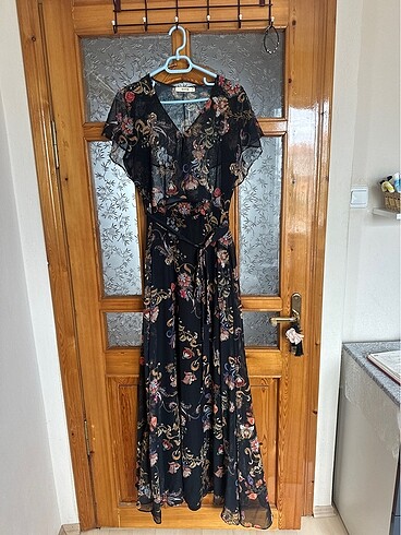 Batik şifon elbise