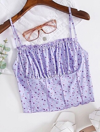 Shein S beden lila crop