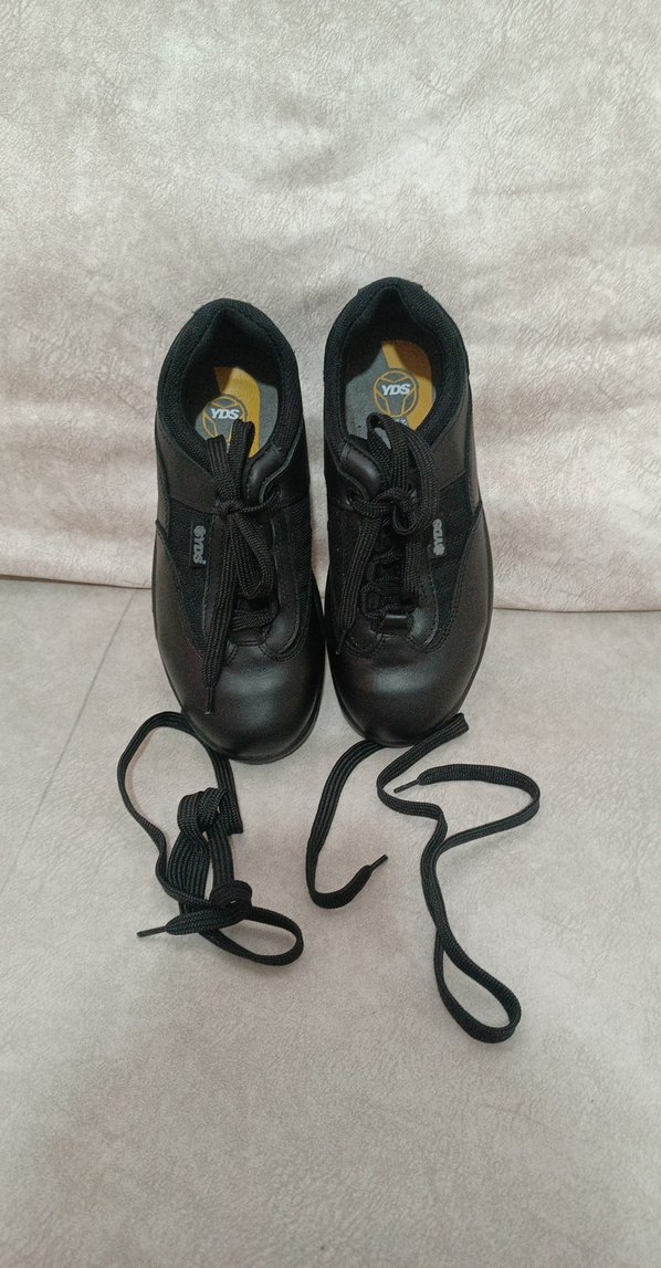 Erkek Siyah Spor Ayakkabı Bağcıkları - Görsel 5