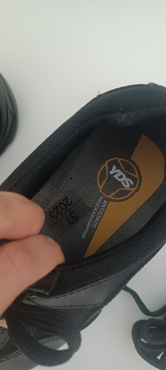 Erkek Siyah Spor Ayakkabı Bağcıkları - Görsel 2