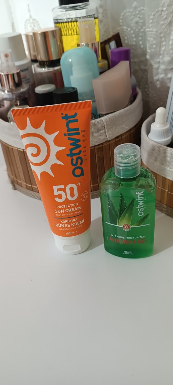 Ostwint Güneş Kremi, Aloe Vera Jel ve Siyah Maske - Görsel 3