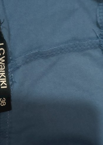 Düğmeli Koyu Mavi Hamile Kot Pantolon - Görsel 3