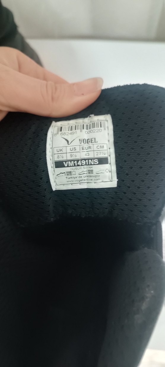 Siyah Kamuflaj Desenli Biker Bot - Görsel 3