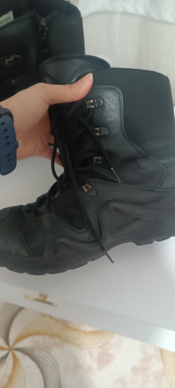 Siyah Kamuflaj Desenli Biker Bot - Görsel 2