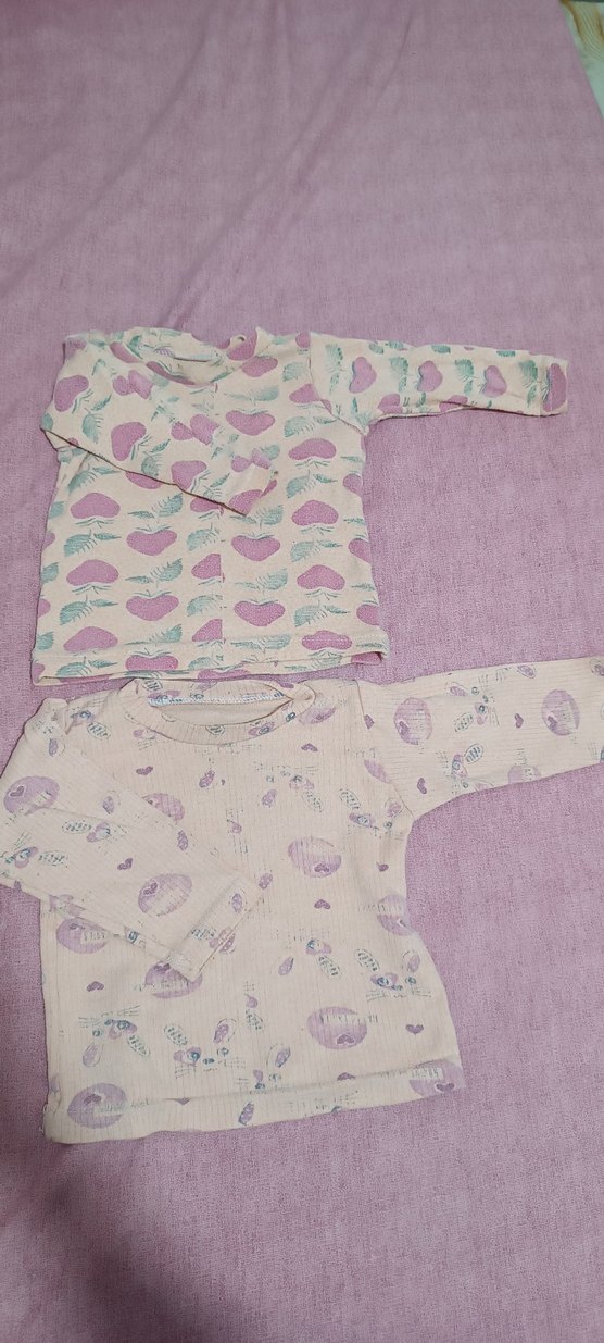 Pembe Desenli Bebek Önlüğü 6-9 Ay - Görsel 3