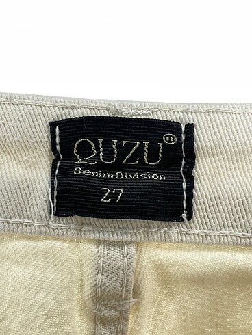 27 Beden ten rengi Renk Quzu Jean / Kot %70 İndirimli.