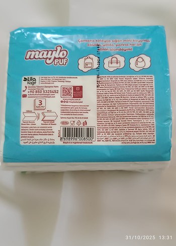 Çeşitli Toplu Selpak Mendil 13 Adet - Görsel 3