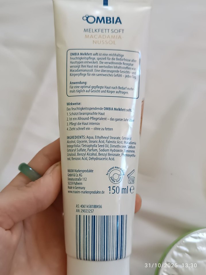 2 Adet Kamill & OmbiaKlasik El ve Vücut Kremi - Görsel 5