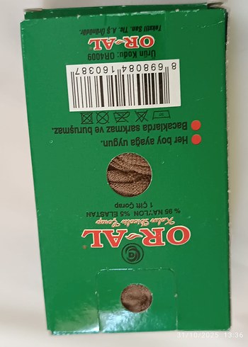 Oral Ten Çorap 38 Numara - Görsel 2