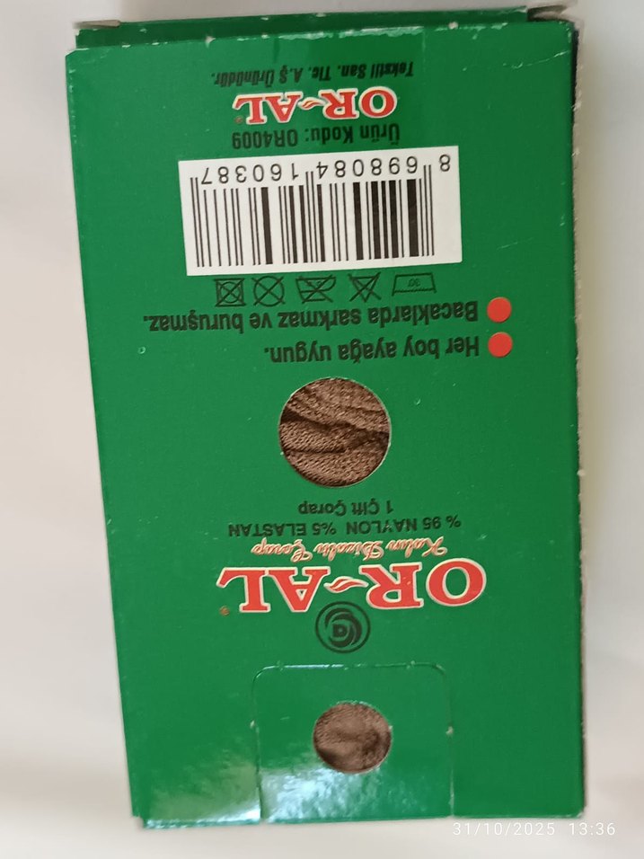 Oral Ten Çorap 38 Numara - Görsel 2