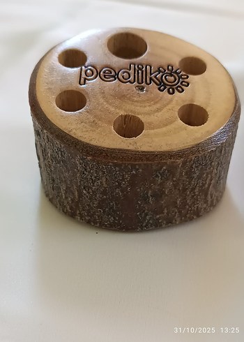 Vintage Ahşap Kalem Standı - Görsel 3