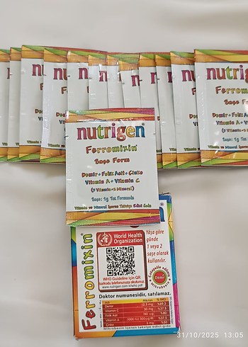 Nutrigen Ferromixin Sase Form Vitamin Takviyesi - Görsel 5
