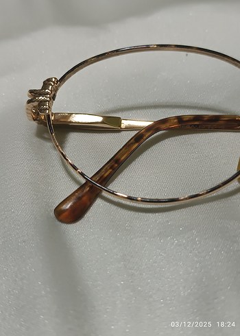 Altın Vintage Kadın Gözlüğü - Görsel 2