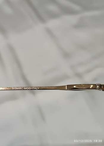 Altın Vintage Kadın Gözlüğü - Görsel 5