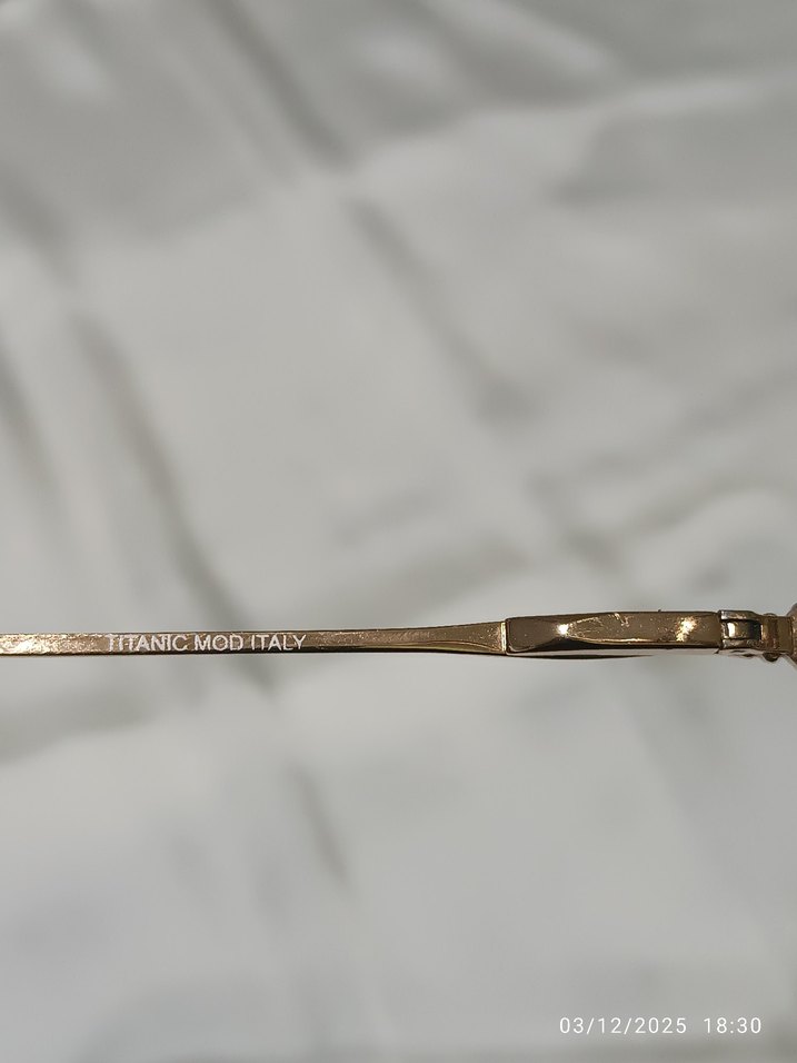 Altın Vintage Kadın Gözlüğü - Görsel 5