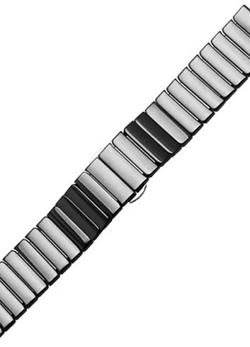 Orjinal Çelik-Seramik /Beyaz, Siyah, Gümüş Kordon - Görsel 7