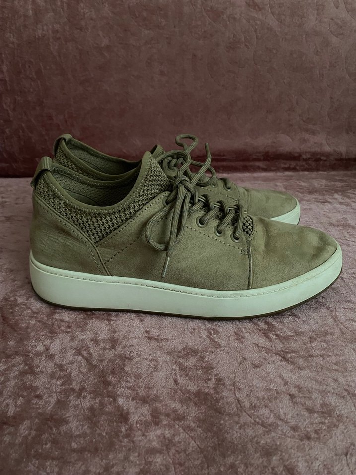 Bej Süet Kadın Sneakers - Görsel 2