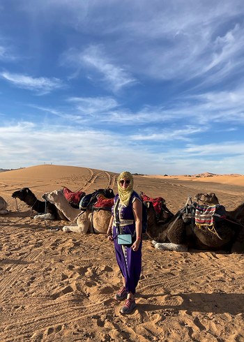 Mor İşlemeli Bohem Uzun Elbise FASTAN ALINDI. - Görsel 7