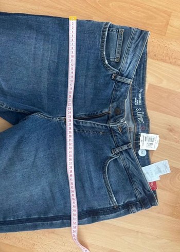 Kadın Lacivert Normal Paça Denim Pantolon S. Oliver marka - Görsel 4