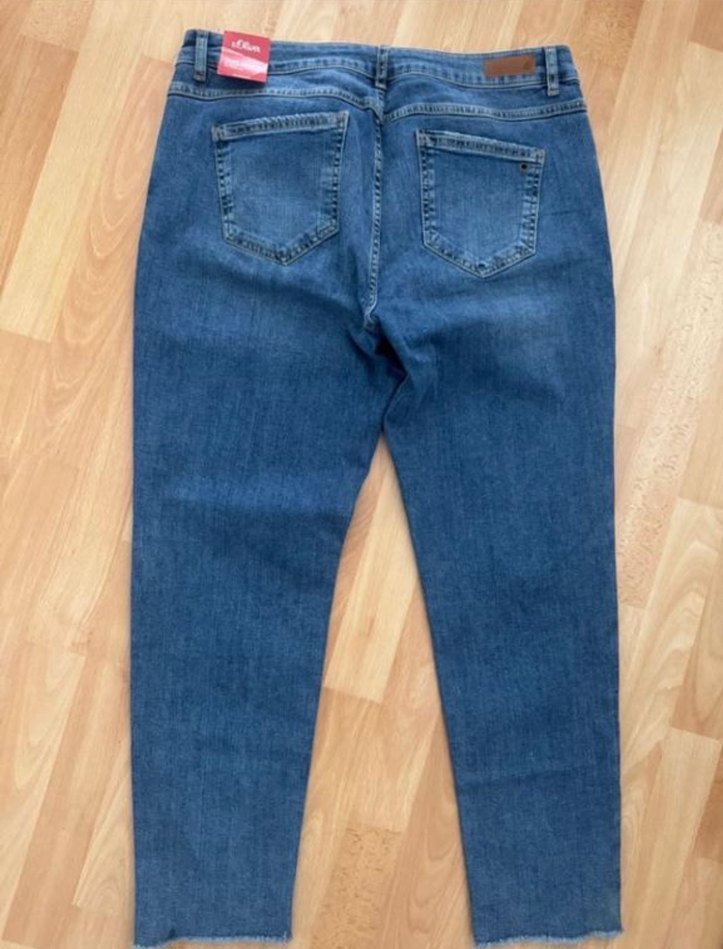Kadın Lacivert Normal Paça Denim Pantolon S. Oliver marka - Görsel 2