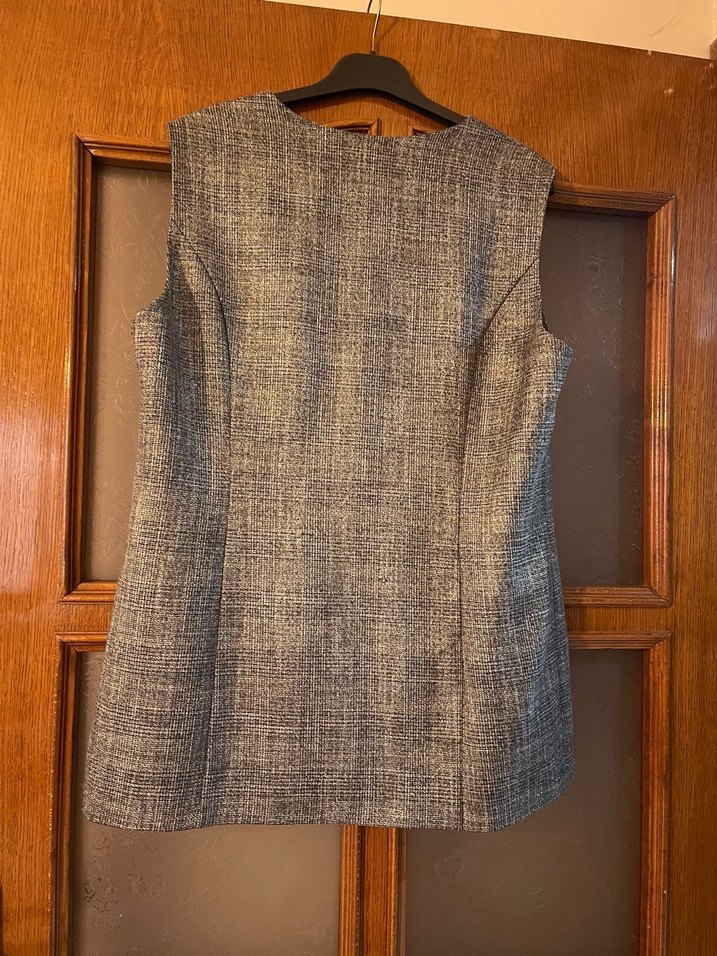 Düğmeli Kadın Midi Yelek Göğüs 52 cm Boy 62 cm - Görsel 3