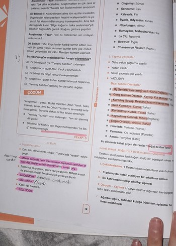  Beden Renk AYT Türk Dili ve Edebiyatı Ders Notları