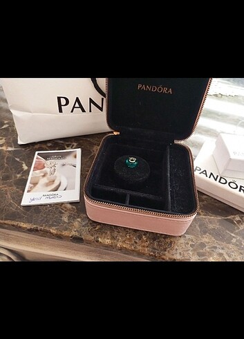 Pandora Orjinal yeşil murano