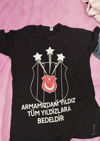 Siyah Baskılı Hamile Tişört