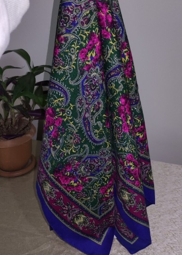 Pamuk eşarp  - Görsel 4