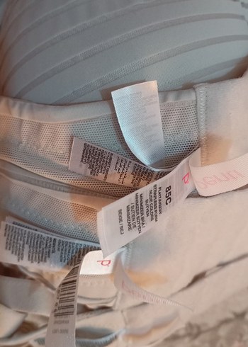 diğer Beden Beyaz Fitilli Midi Sütyen