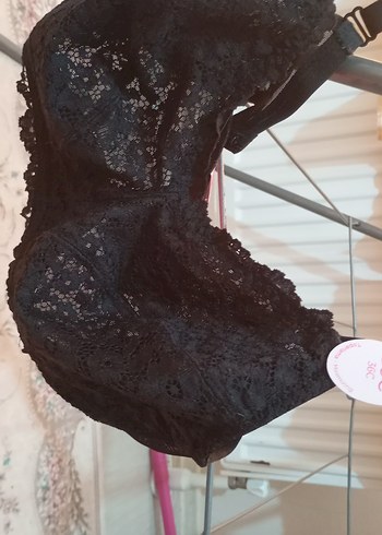 Siyah Gotik Dantel Büstiyer
