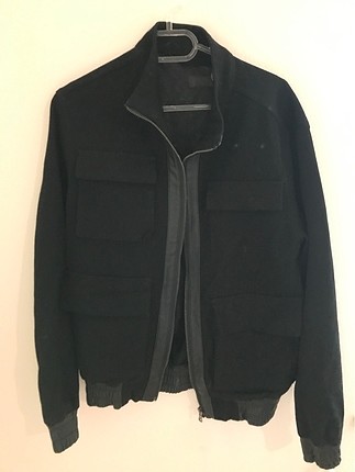 American Vintage Tween Marka Siyah bomber mont
