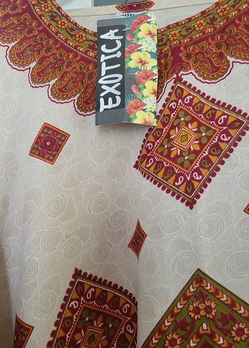 UZAKDOĞU SIFIR  Bohem Uzun Elbise - Görsel 5