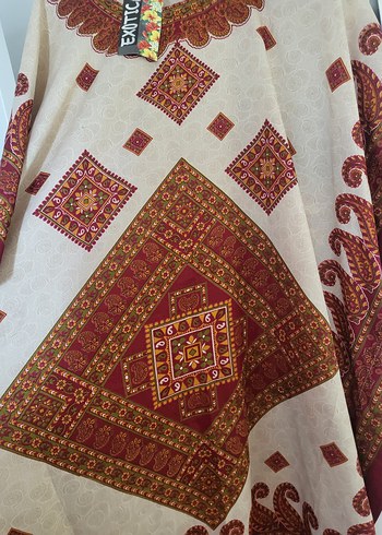 UZAKDOĞU SIFIR  Bohem Uzun Elbise - Görsel 4