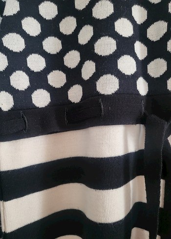 Puantiye ve Çizgili. ÇELİK ORGÜ HARİKA TRİKO TÜNİK - Görsel 2