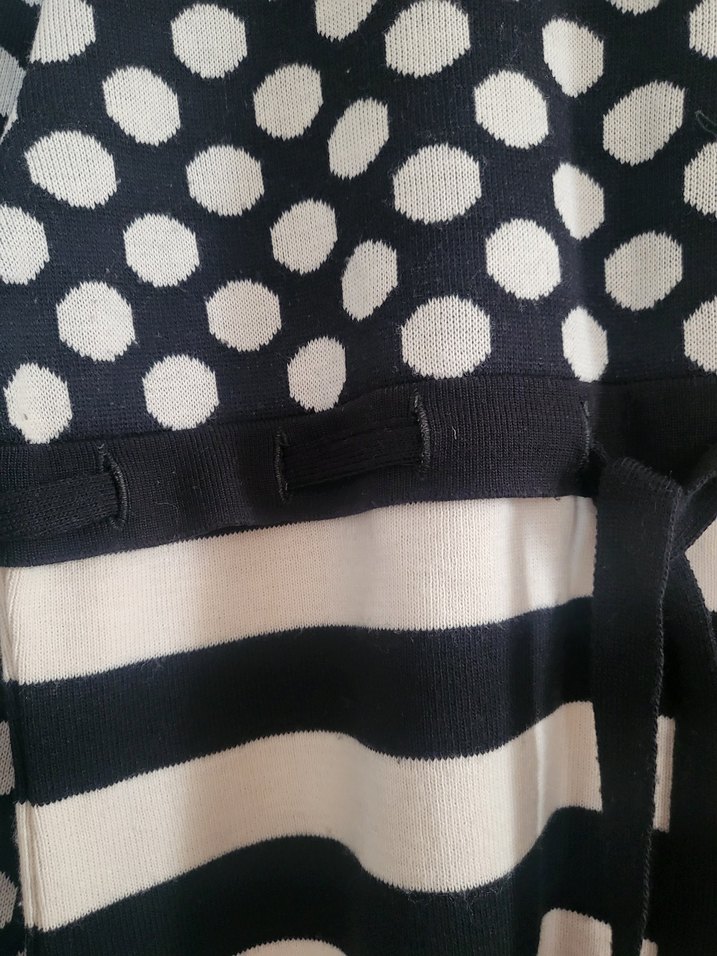 Puantiye ve Çizgili. ÇELİK ORGÜ HARİKA TRİKO TÜNİK - Görsel 2