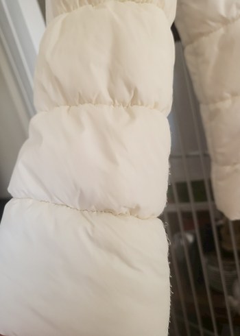 LC WAİKİKİ B. eyaz Fermuarlı Kadın Kışlık Mont - Görsel 4