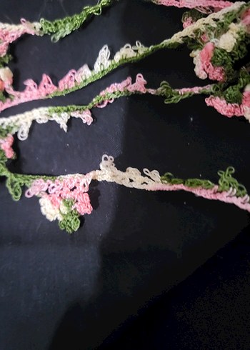 Renkli Dantel Kadın.  İĞNE OYASI. tülebNt OYASI SIFIR - Görsel 2