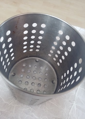 Karaca Delikli Gri Metal Mutfak Gereci