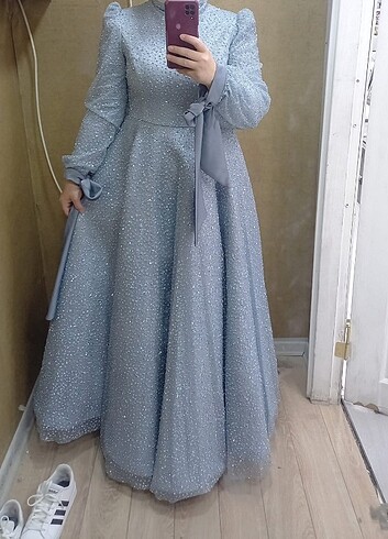 PRENSES MODEL, NİŞAN ELBİSESİ 