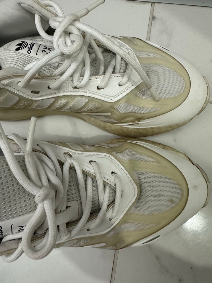 Adidas Beyaz Laced  Sneaker - Görsel 3