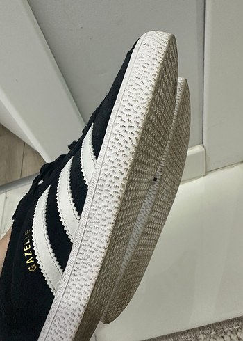 Gazelle Kadın Siyah Beyaz Adidas Spor Ayakkabı - Görsel 5
