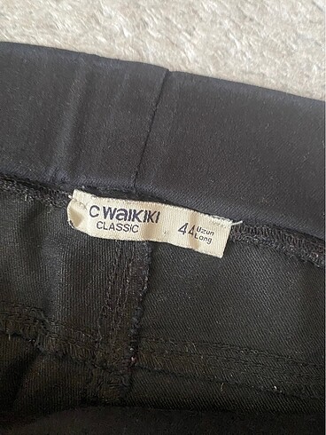 Siyah beli lastikli gibi LCW pantolon 44 beden siyah