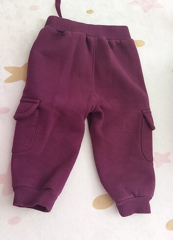 1 Yaş Beden mor Renk Kız Bebek Eşofman Takım 9-12 Ay