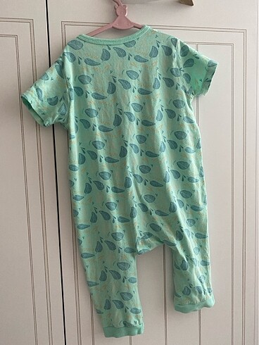 HelloBaby Yarım Kol Fermuarlı Tulum 9-12 Ay