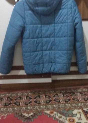 LCW Kids Mavi Kapüşonlu Erkek Çocuk Şişme Mont - Görsel 3