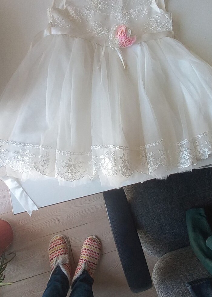 Kız çocuk gelinlik abiye - Görsel 5