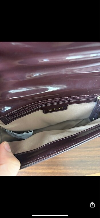  Beden Nine West kadife çanta