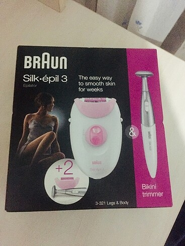 Braun Epilasyon aleti