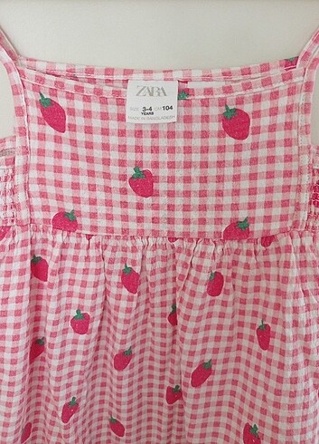 4 Yaş Beden Zara kız çocuk elbise